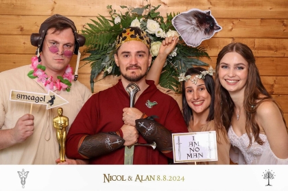 Fotokoutek na svatbu - Nicol a Alan 8. 8. 2024